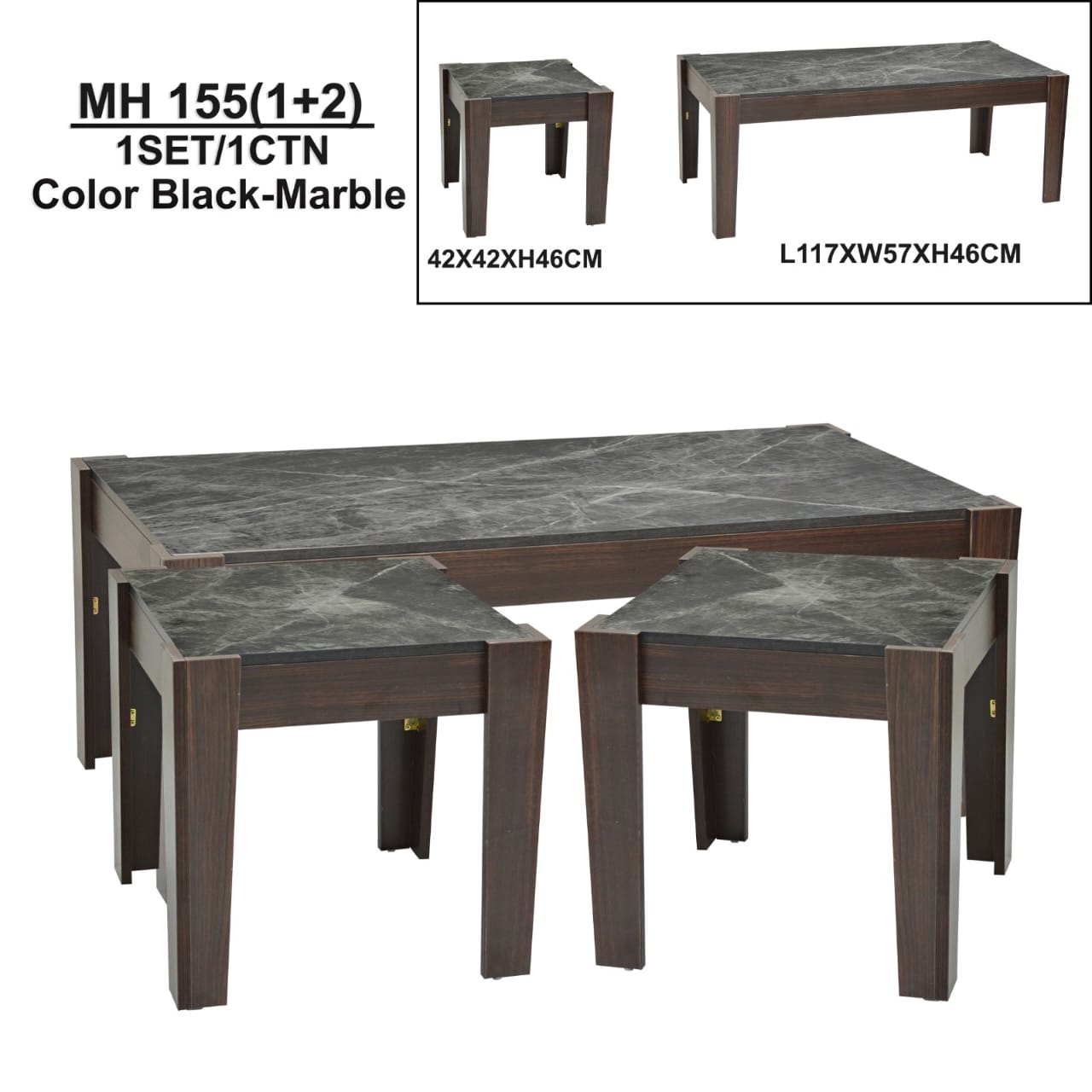 Ensemble 3 tables Ensemble 3 tables
